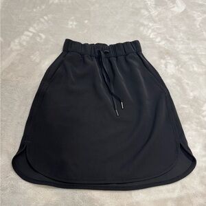 Lululemon On the Fly Skirt Pockets Elastic Waist Pullon Pockets Sz 2 Athleisure